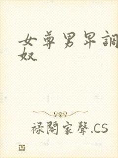 女尊男卑调教男奴封面