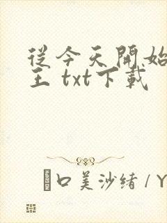 从今天开始做藩王 txt下载封面