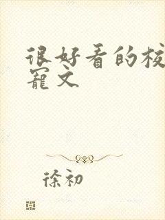 很好看的校园甜宠文