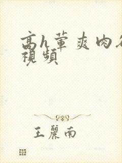 高h荤爽肉欲文视频