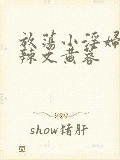 放荡小淫妇h肉辣文黄蓉