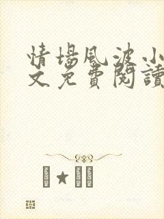 情场风波小说全文免费阅读最新章节封面