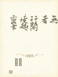 灵境行者无错字笔趣阁封面