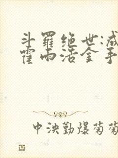 斗罗绝世:成了霍雨浩金手指笔趣阁