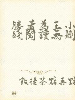 胜者为王小说在线阅读无删减