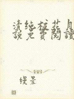 清纯校花月儿小说免费阅读