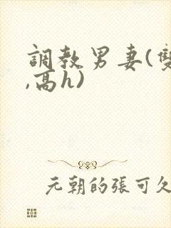 调教男妻(双性,高h)