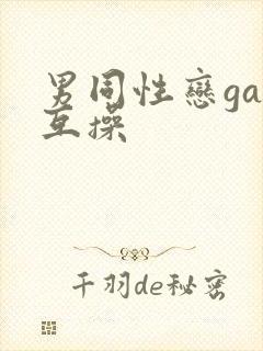 男同性恋gay互操