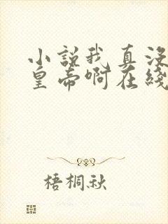 小说我真没想当皇帝啊在线阅读封面