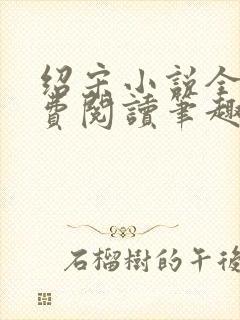 绍宋小说全文免费阅读笔趣阁