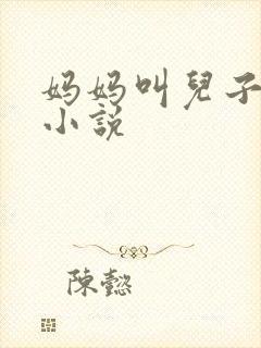 妈妈叫儿子老公小说
