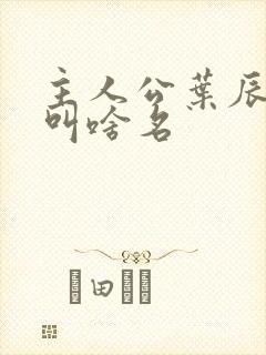 主人公叶辰小说叫啥名