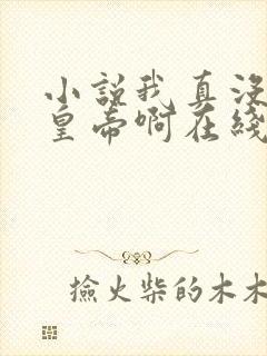 小说我真没想当皇帝啊在线阅读封面