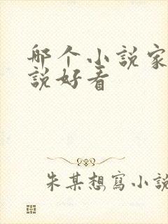 哪个小说家的小说好看