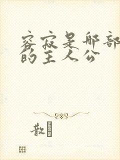 容寂是哪部小说的主人公