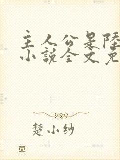 主人公是陆鸣的小说全文免费阅读