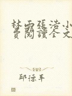 林雨张浩小说免费阅读全文最新章节