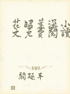 花昭叶深小说全文免费阅读