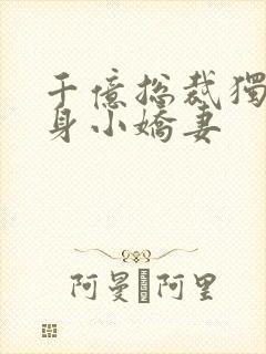 千亿总裁独宠替身小娇妻