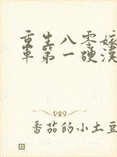 重生八零嫁给全军第一硬汉的