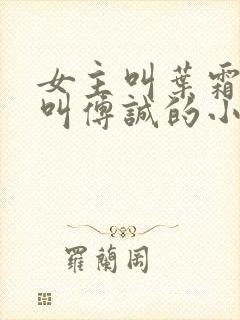 女主叫叶霜男主叫傅诚的小说封面