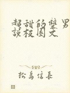 超甜的双男主小说校园文