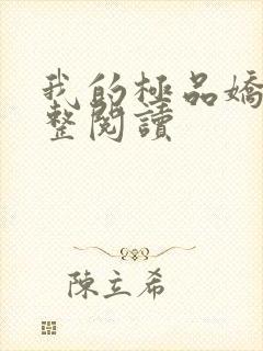 我的极品娇妻完整阅读