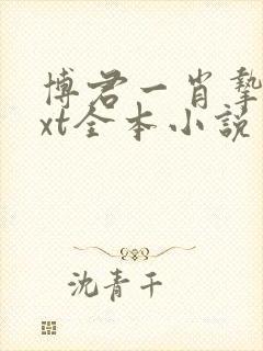 博君一肖挚爱txt全本小说封面