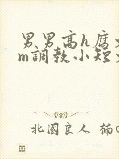 男男高h腐文sm调教小短文