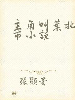 主角叫叶北的都市小说封面