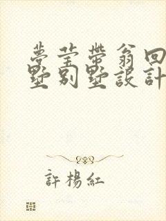 梦莹带翁回乡别墅别墅设计封面