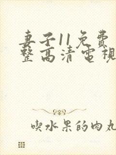 妻子11免费完整高清电视剧在线看