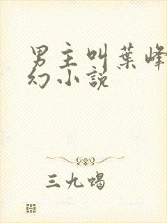 男主叫叶峰的玄幻小说