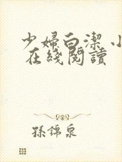 少妇白洁 小说 在线阅读