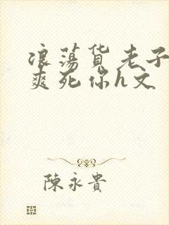 浪荡货老子大吗爽死你h文