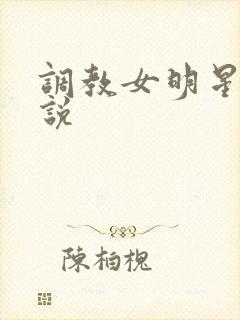 调教女明星的小说封面