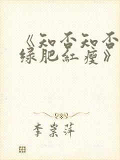 《知否知否应是绿肥红瘦》高清在线