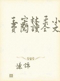 王宇林柔小说免费阅读全文最新章节