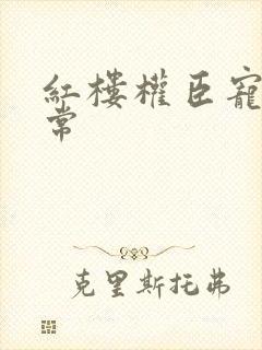 红楼权臣宠妻日常封面