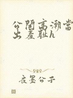 公开高潮当众露出羞耻h