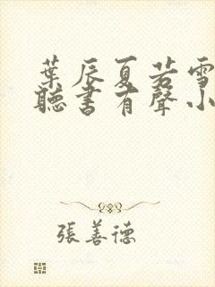 叶辰夏若雪孙怡听书有声小说