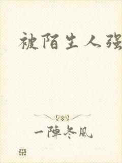 被陌生人强h文封面