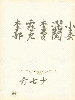 李霖李澜小说全部免费阅秦峰小说封面