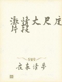 激情大尺度床戏片段