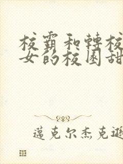 校霸和转校乖乖女的校园甜宠文