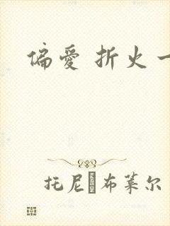 偏爱 折火一夏封面