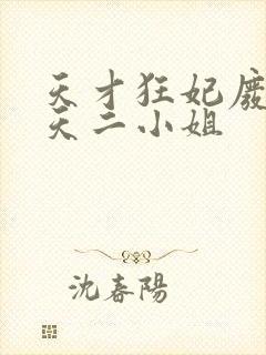 天才狂妃废材逆天二小姐