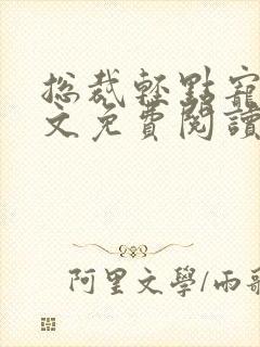 总裁轻点宠我全文免费阅读封面