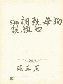 sm调教母狗小说,粗口