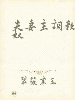 夫妻主调教夫妻奴